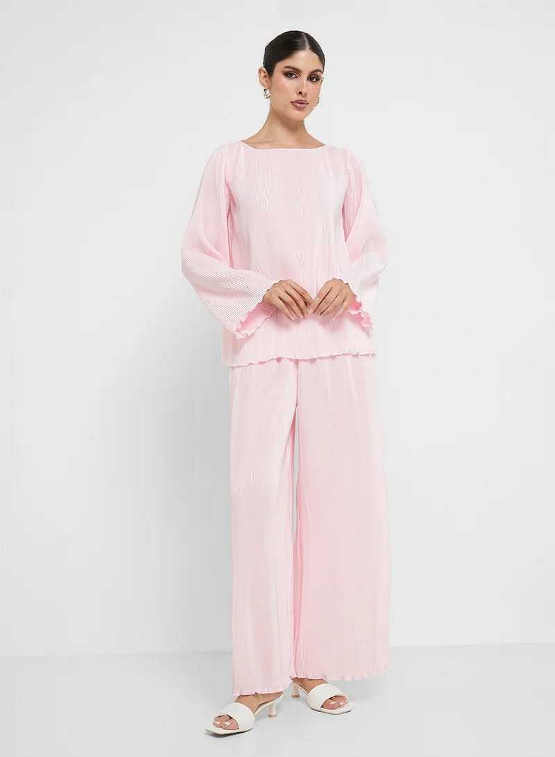 SINOIR SOFT PLEATED PANTS