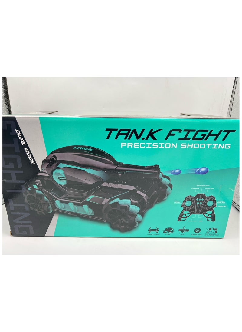 TOY GARDEN 1:12 Scale Remote Control Water Bomb Tank Car Toy – 2.4G Watch Controlled RC Tank with Drift, 360° Rotation, Stunt Car for Kids, Multiplayer Battle Toy  - Image 4