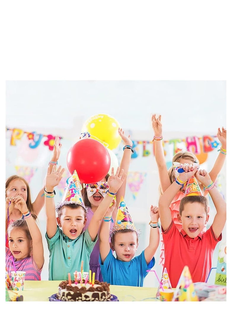 Excefore 30 Pcs 7.5 inch Students Incentives Friendship Zipper Bracelets Birthday Party Favors for Kids Stress Relief Quiet Fidget Toys - Image 4