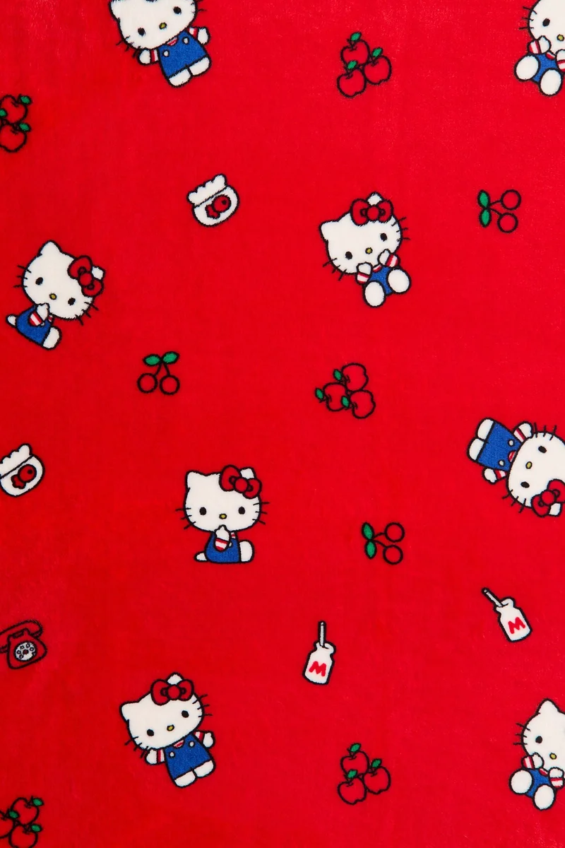 H&M Patterned fleece blanket