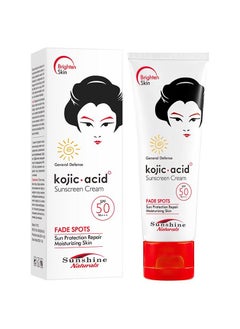 Sunshine Naturals Kojic Acid Sunscreen Cream SPF 50, 80g  - Image 1