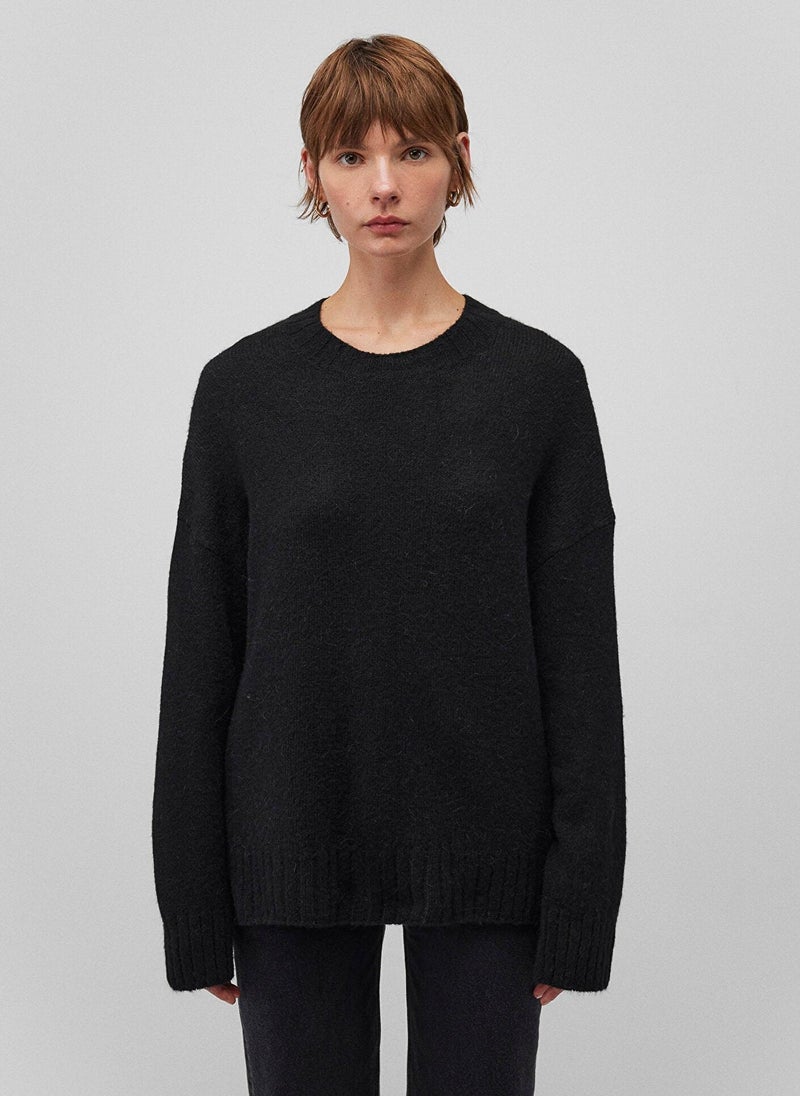 MAVI Black Crewneck Sweater - Image 3