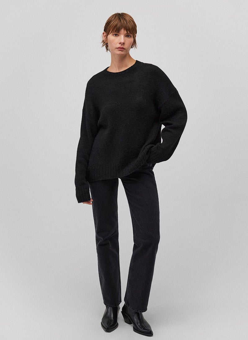MAVI Black Crewneck Sweater - Image 2