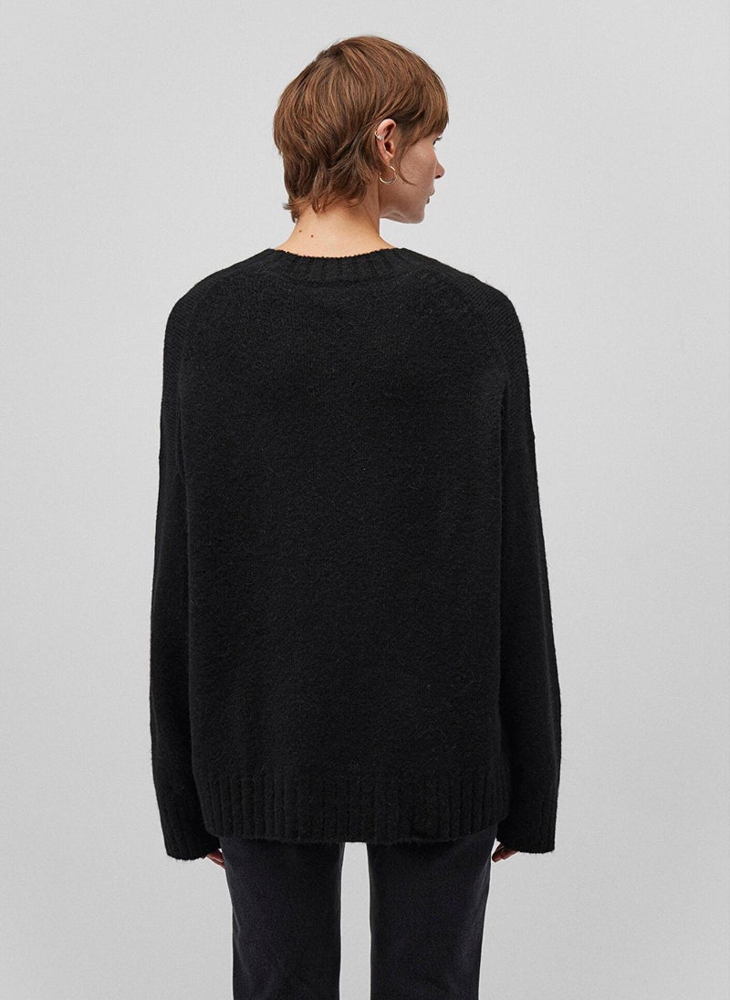 MAVI Black Crewneck Sweater - Image 4