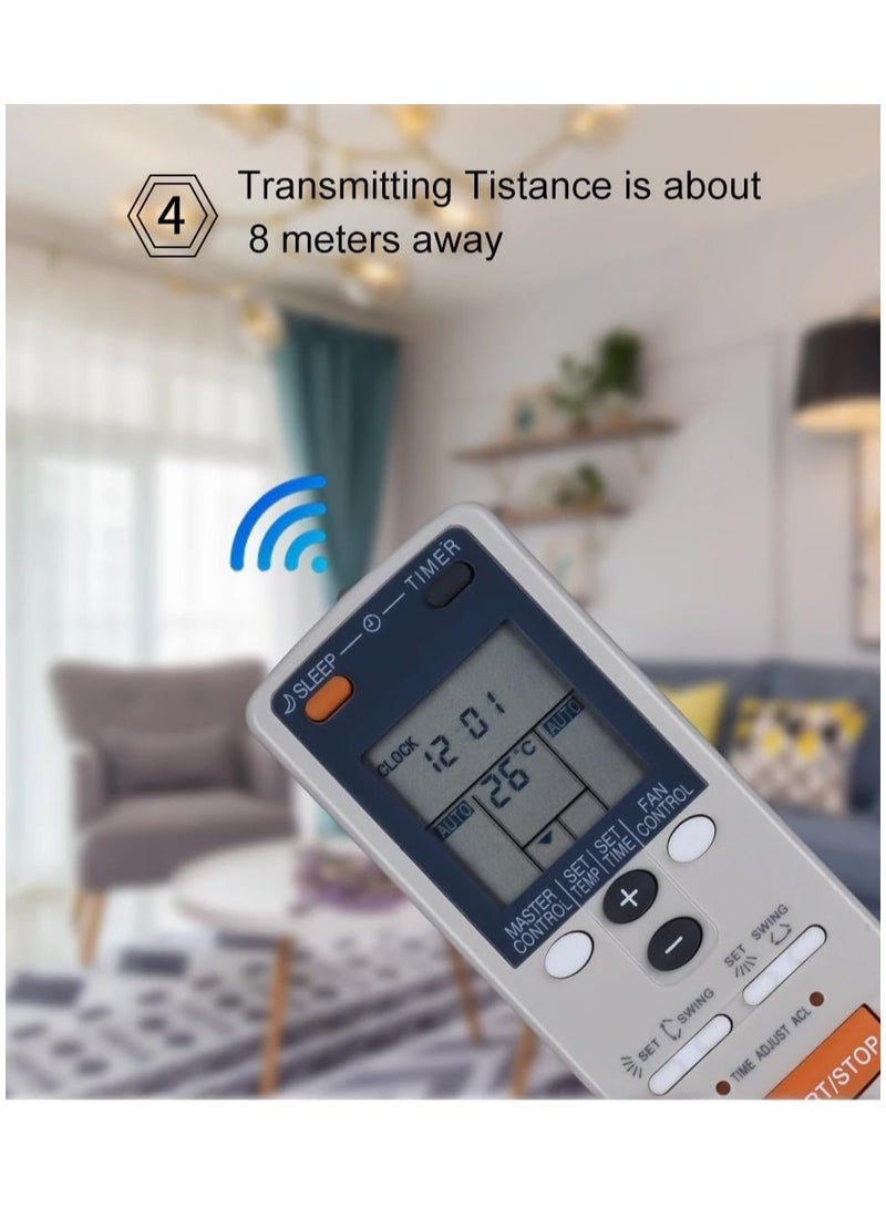 TIGER AC Remote Control Compatible with O General Split & Window AC – Replacement for AC-47 Model with Double Set-Swing Feature – Easy to Use, High-Precision Temperature Control, Fast Response, Long-Range Infrared Signal  - Image 5