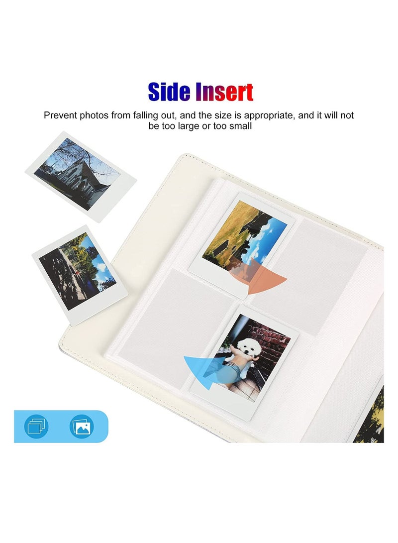 SYOSI 256 Pockets Photo Album for Fujifilm Instax Mini LiPlay 11 90 70 50S 26 25 9 8+ 8 7S Instant Camera for Link SP 1 Printer for Polaroid Snap SnapTouch PIC 300 Z2300 Mint Zip Printer Magic Silver - Image 3