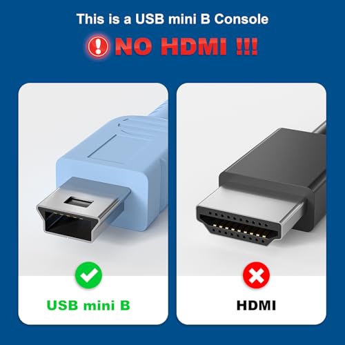 OIKWAN 6ft USB-A to Mini-B RS-232 Console Cable with FTDI Chipset for Routers, Switches & Device Management - Image 2