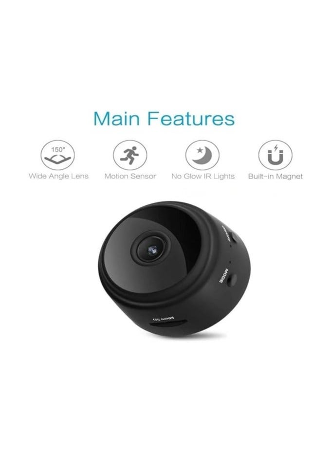 1080P Wireless Camera Mini with Motion Detection Portable Camera for Aerial Home Indoor Outdoor Security - Image 1