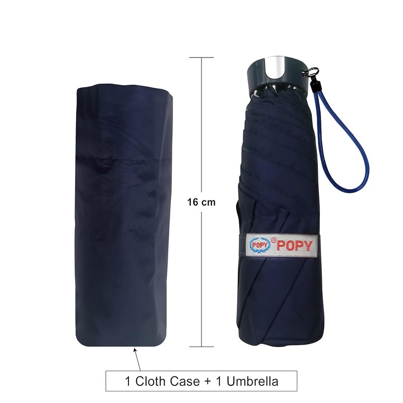 Popy Nano 5Fold Solid Colour Umbrella | World's Largest Small Umbrella | Pocketable size with full 1m+ wide cover when open| 200 g weight | Collection1 - Image 3