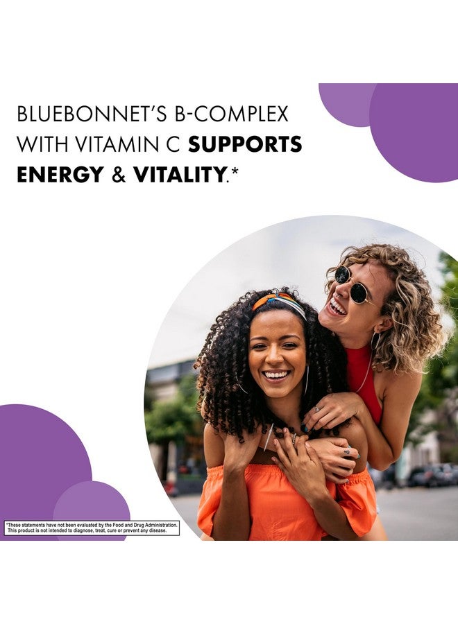 Bluebonnet Nutrition Stress Relief B Complex Vegetable Capsules, Vitamin B6, B12, Biotin, Folate, Vegan, Gluten & Soy & Milk Free, Kosher, Unflavored, 100 Count - Image 2