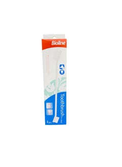 Bioline Toothbrush For Dogs Set White 4pcs 