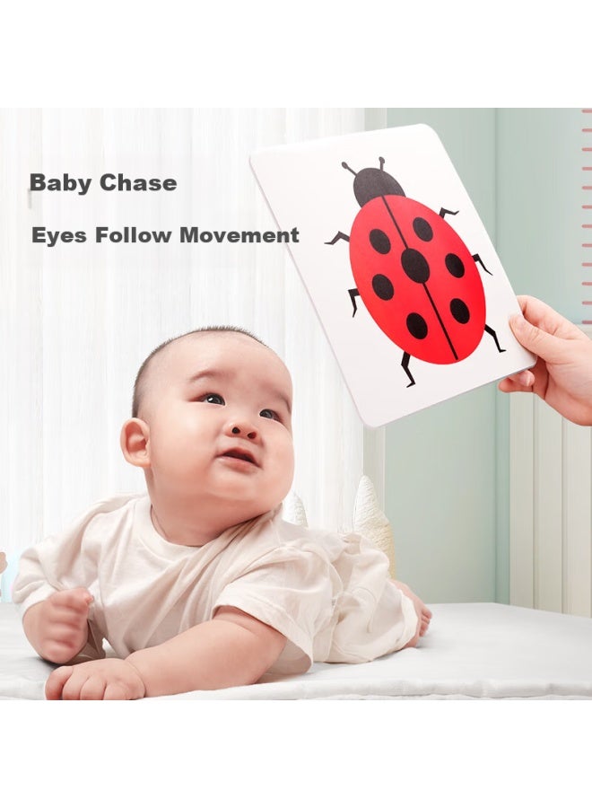 YSR Yisirui Baby Black And White Cards, Newborn 0-3 Months, Early Education Toys, Visual Stimulation, Large Cards, Colorful Tracking Flash Cards - Image 4