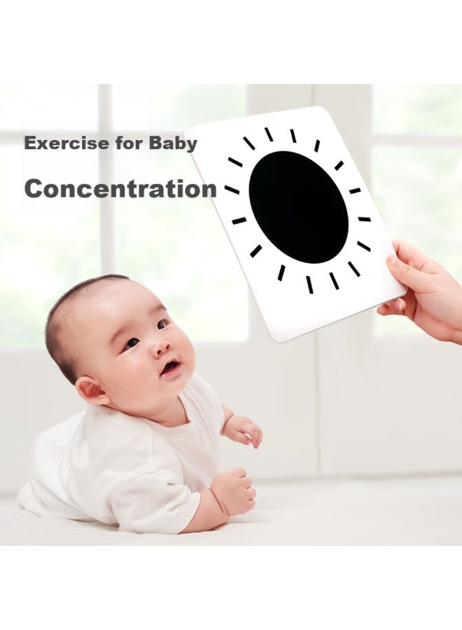 YSR Yisirui Baby Black And White Cards, Newborn 0-3 Months, Early Education Toys, Visual Stimulation, Large Cards, Colorful Tracking Flash Cards - Image 3