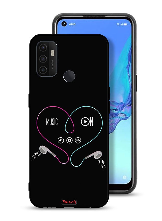 Tolwak Oppo A33 (2020) Protective Case Cover Music On - Image 1