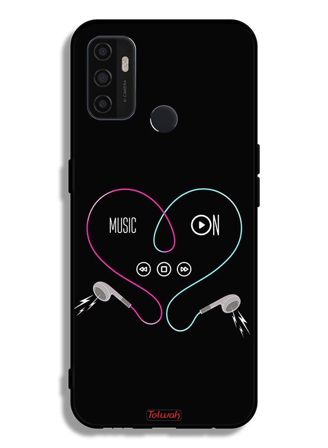 Tolwak Oppo A33 (2020) Protective Case Cover Music On - Image 2