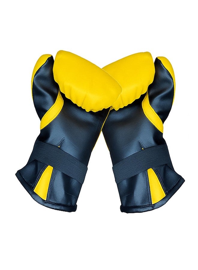 FELIDAE Kids Set for Age (7-13 Years) Pack of 4 Boxing Kit | Punching Bag for Karate | Bounce-Back Martial Arts Bag for Boys & Girls to Build Skills Boxing Kids Set (Yellow Black) - Image 5