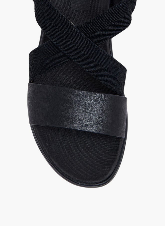 فلورا بيلا من شو إكسبرس صنادل بحزام متقاطع مع إغلاق بخطاف وحلقة - Image 3