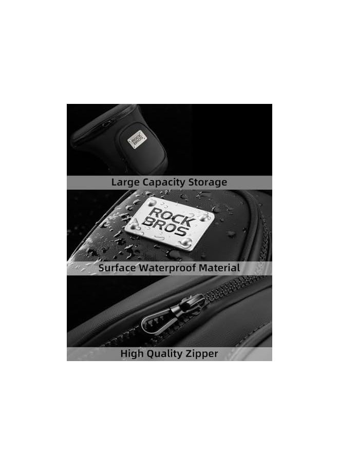 Rock Bros - Rock Bros Motorcycle Drop Leg Bags for Men Women, Outdoor Waterproof Thigh Bag Tactical Fanny Pack, Multi-Pocket Storage Hip Thigh Bag with Leg Strap for Hiking Climbing Cycling Fishing Riding Travel - Image 1