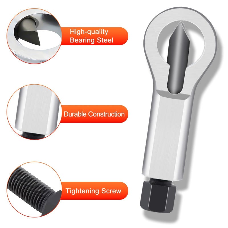 EEEKit Metal Nut Splitter Cracker, Metal Nut Splitter Breaker Manual Pressure Nut Cracker Remover Extractor Tool, 9-12mm/12-16mm/16-22mm Nut Remover Extractor Tools - Image 4
