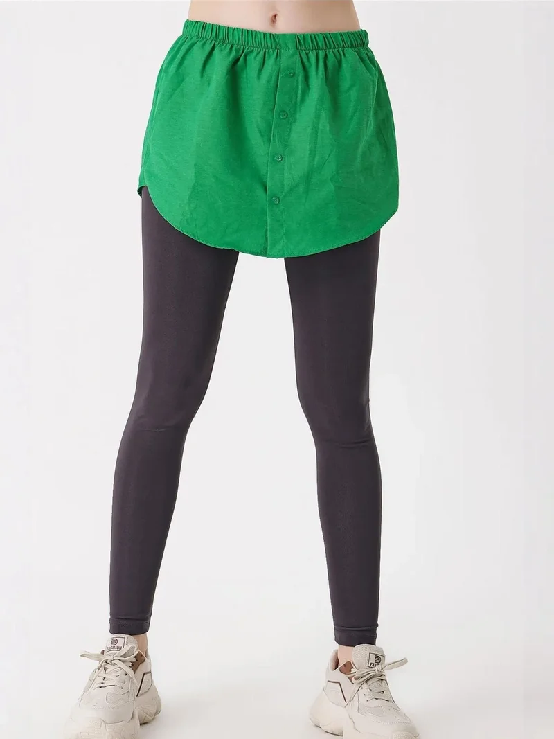 BIG DART BDART Button Detailed Poplin Underskirt