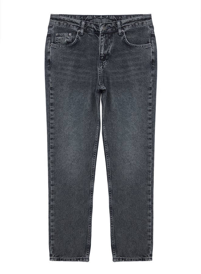 trendyol Tmnaw23Je00043  Relax Fit Boyfriend Jeans - Image 5