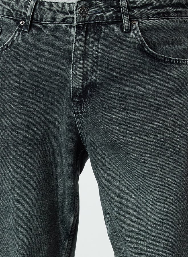 trendyol Tmnaw23Je00043  Relax Fit Boyfriend Jeans - Image 4