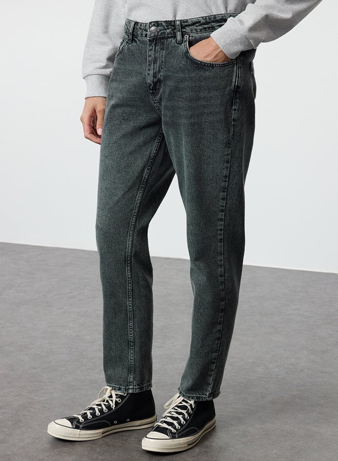 trendyol Tmnaw23Je00043  Relax Fit Boyfriend Jeans - Image 1