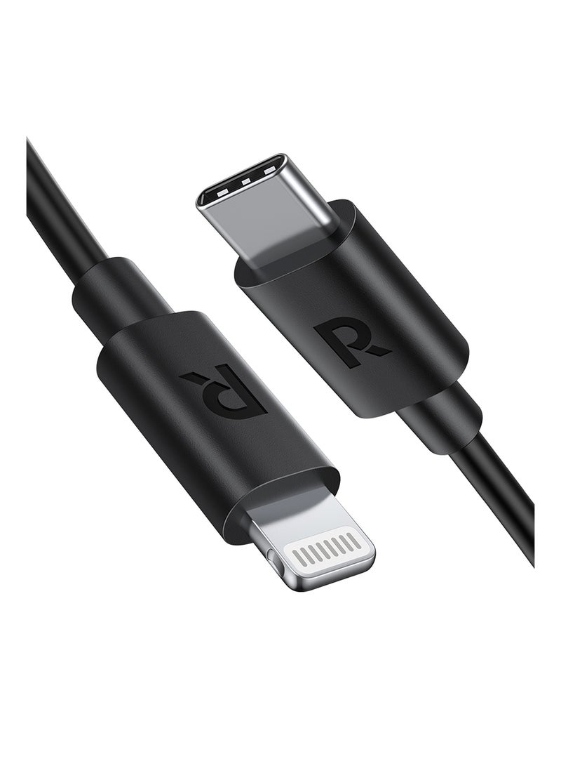 راف باور كابل Ravpower RP-CB1016 Type-C-Lightning بطول 1 متر TPE - Image 1