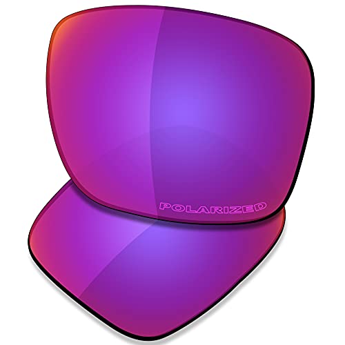 SAUCER SAUCER Premium Replacement Lenses for Oakley Holbrook OO9102 Sunglasses High Defense Midnight Sun Polarized