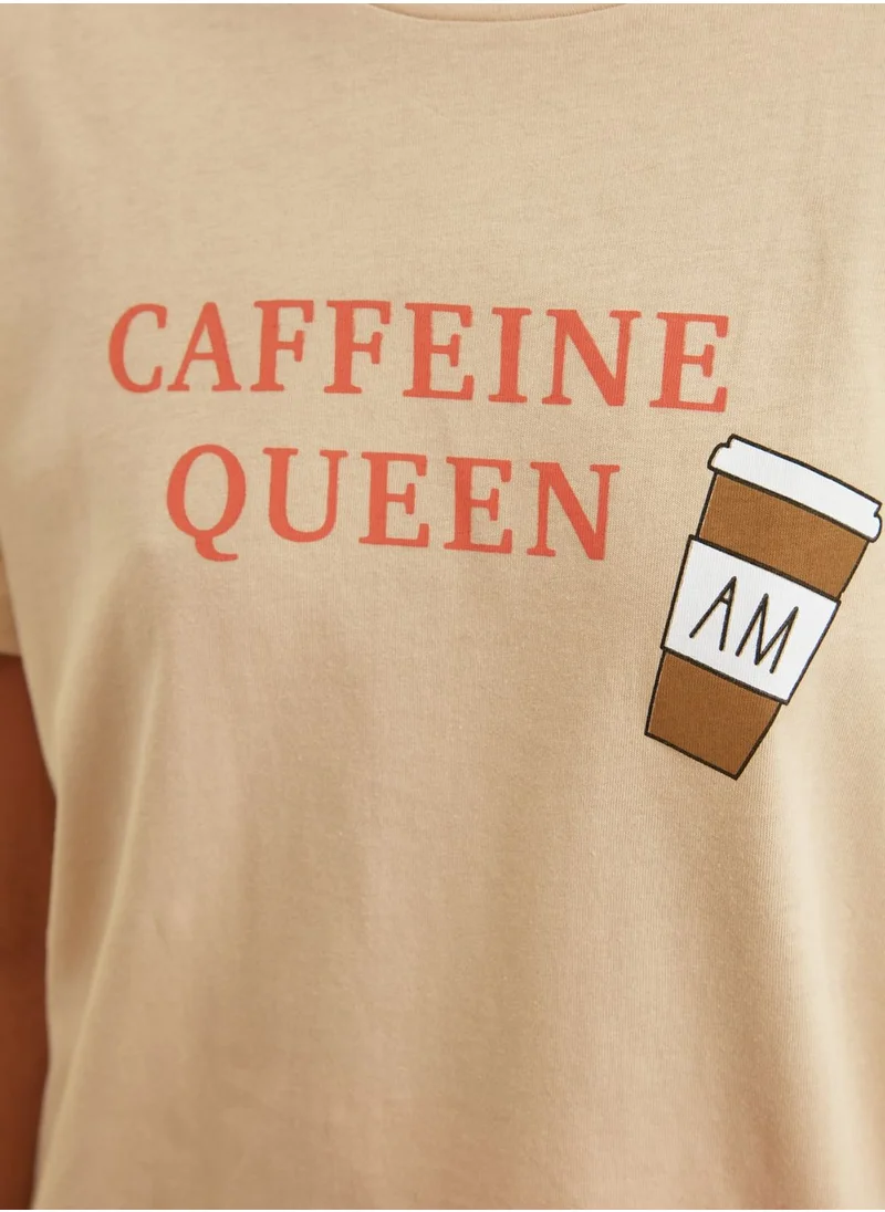 trendyol Slogan T-Shirt