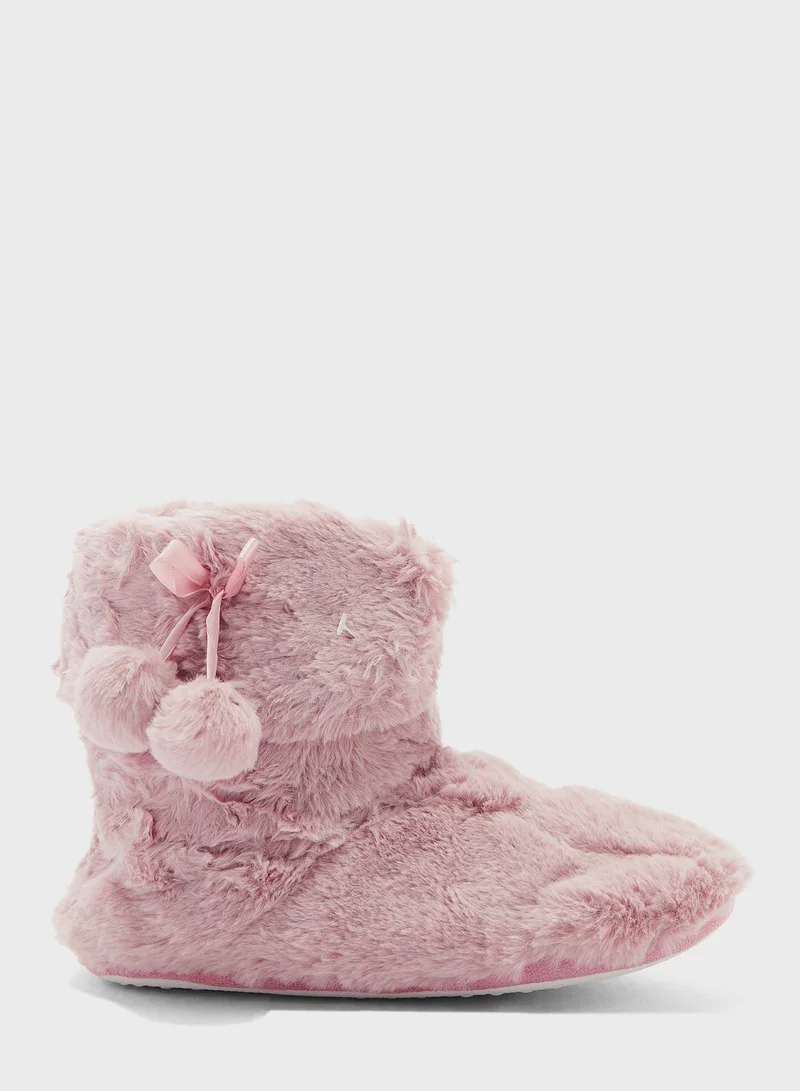 Ginger Ladies Super Plush Textured Bootie