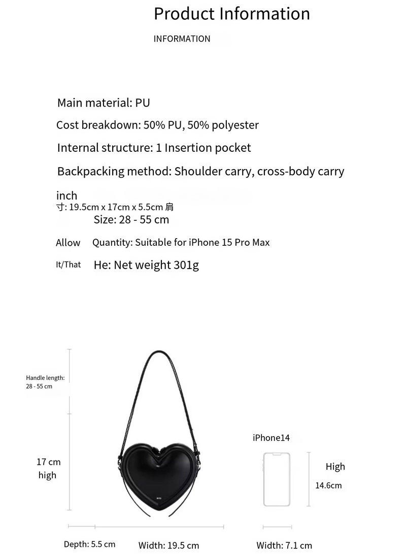 JW PEI JWPEI Love Crossbody Bag - Shoulder Style - Unique and Fashionable Women's Product - Image 2