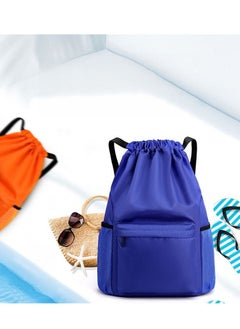 Generic Drawstring Bag Multi-Pocket Dry And Wet Separation Backpack  - Image 2
