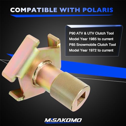 Misakomo P85 P90 Primary Clutch Spider Tool, Compatible with Polaris Ranger 500 Scrambler 400 Sportsman RZR 335 ACE 570 800 850 900 XP 1000 Magnum 325 330 425 Xplorer Trail Boss 250 ATP 300 Crew 700 - Image 4