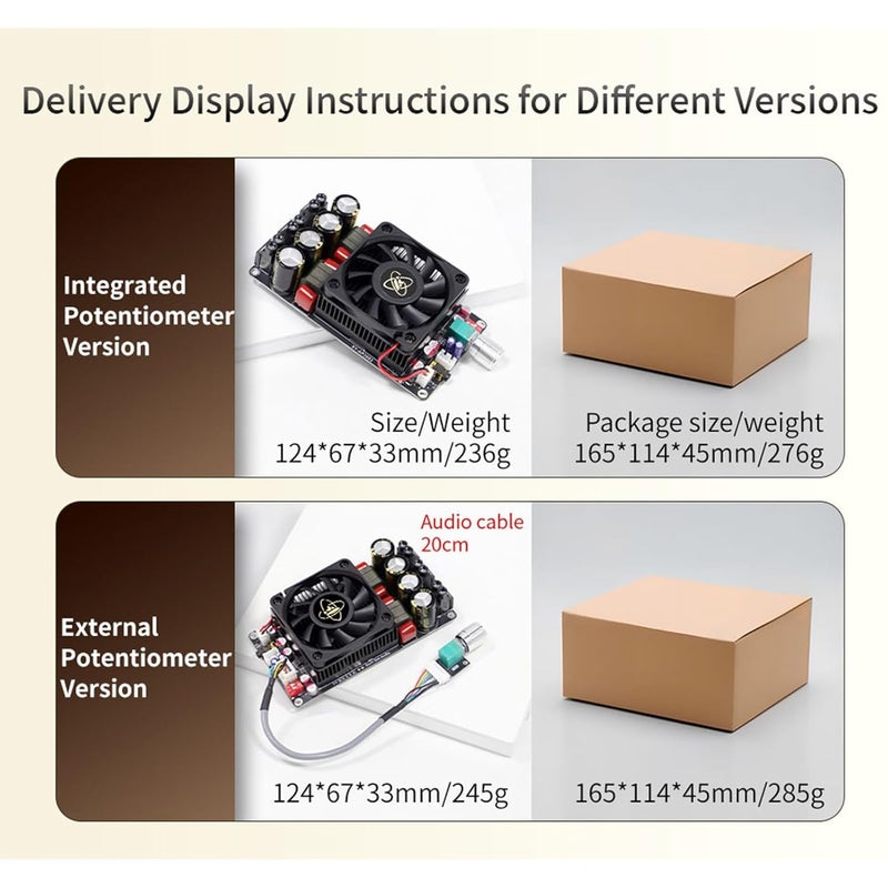 TPA3255 18-51V Power Amplifier Module Single Channel 600W Heat Dissipation Module for Home Theater Board - Image 3