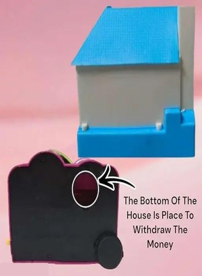 Bgav Blue Dog House Coin Bank | Coin Stealing Puppy Toy | Fun Saving Box for Children | Ideal Gift for Ages 3+ - Image 2