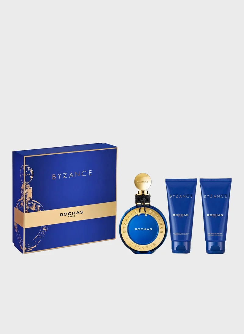 ROCHAS Byzance Rochas Edp 90ml + Body Lotion 100ml + Shower Gel 100ml Gift Set