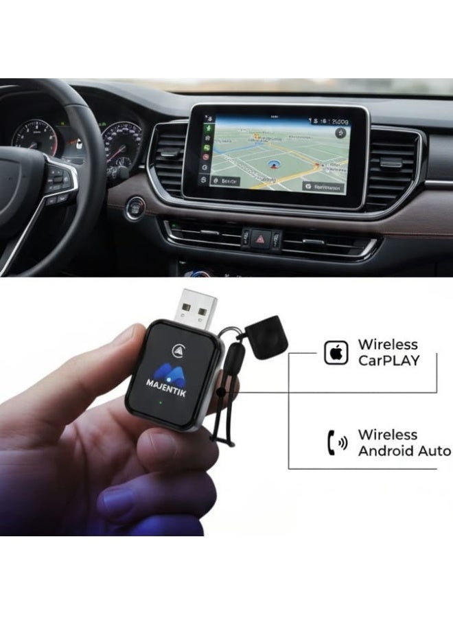 majentik car play Converts Wired to Wireless Connection- carplay  -Car Play MCC-003 - Image 1