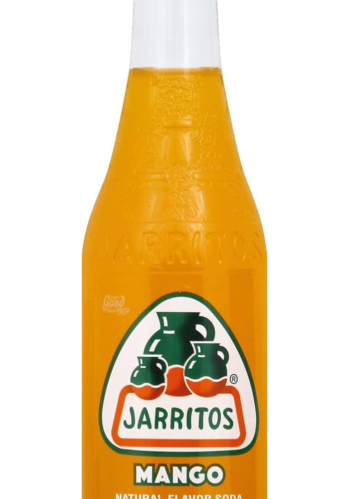 مشروب جاريتوس مانجو - 24 زجاجة سعة 370 مل من مشروب الصودا بنكهة طبيعية مع سكر حقيقي