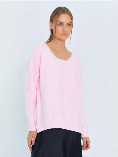 MixRay Mixray Relaxed Fit Knit Sweater with Crew Neck