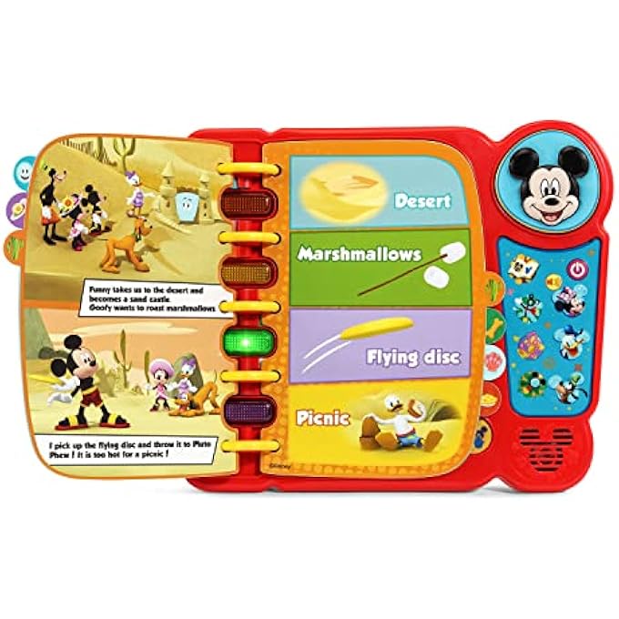 DISNEY MICKEY MOUSE FUNHOUSE EXPLORE AND LEARN BOOK - Image 3