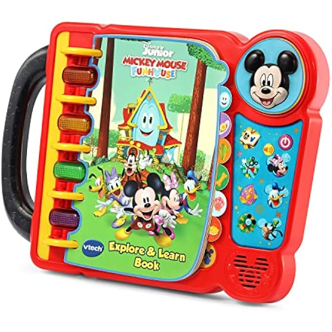 DISNEY MICKEY MOUSE FUNHOUSE EXPLORE AND LEARN BOOK - Image 4