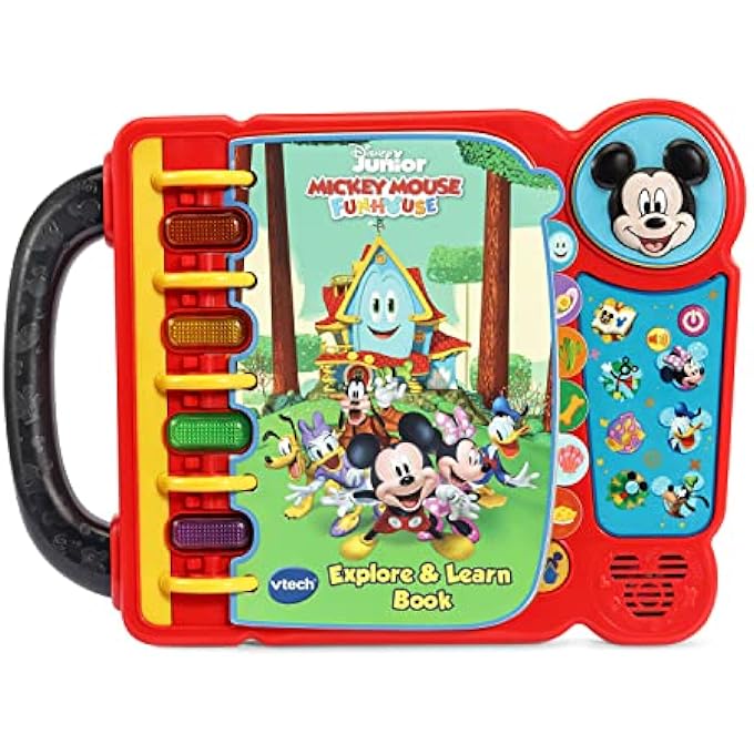 DISNEY MICKEY MOUSE FUNHOUSE EXPLORE AND LEARN BOOK - Image 5