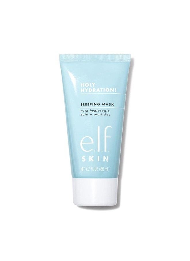 e.l.f. - Holy Hydration! Sleep Mask, Ultra-Hydrating Dual-Use Face Mask, Replenishes & Nourishes Dry Skin for a Plumped Up Complexion, 2.7 Fl Oz (80mL) - Image 1