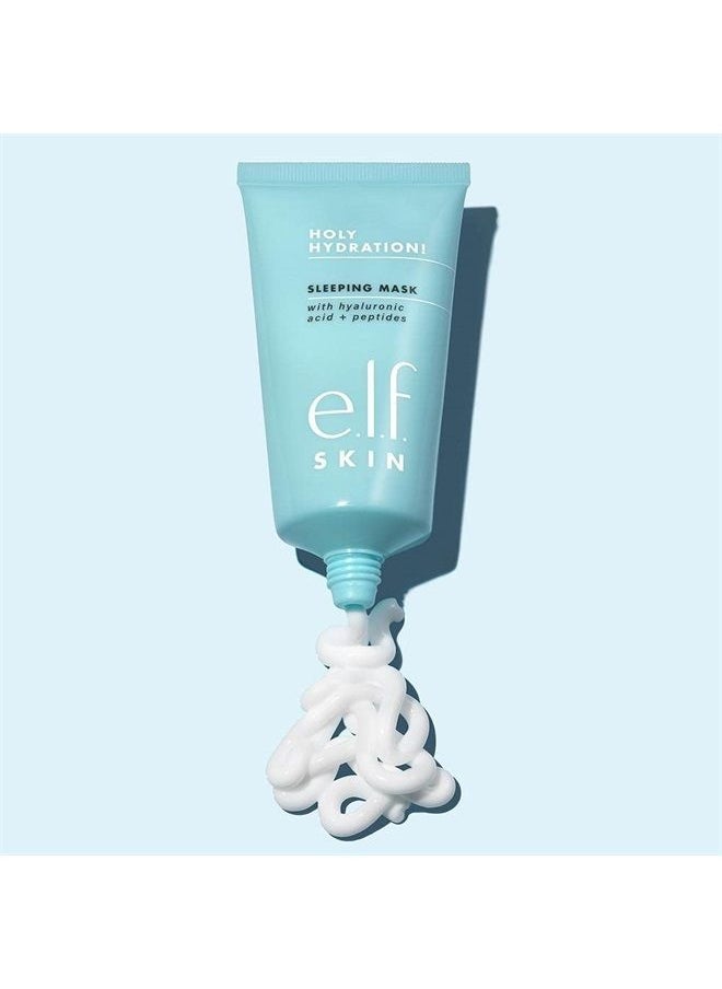 e.l.f. - Holy Hydration! Sleep Mask, Ultra-Hydrating Dual-Use Face Mask, Replenishes & Nourishes Dry Skin for a Plumped Up Complexion, 2.7 Fl Oz (80mL) - Image 1
