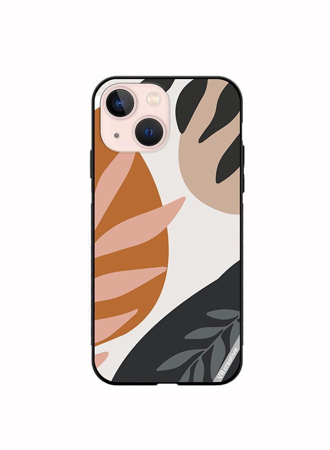 VR CREATIVE Protective Case Cover For Apple iPhone 13 mini Leaf Tropical Design Multicolour - Image 1