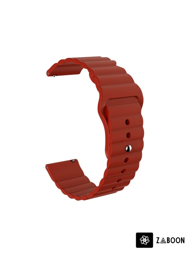 Zaboon Replacement Band For Samsung Galaxy Watch 4 40mm 20mm Corrugated Silicone - Image 1