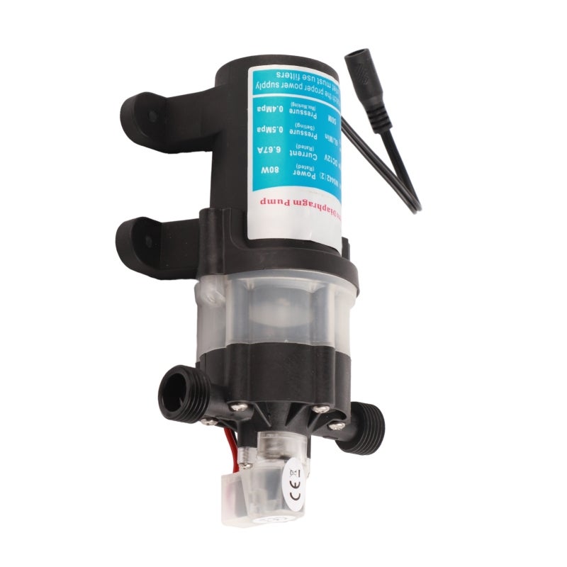 Self Priming Booster Pump: Automatic Start Stop, 295ft Priming Depth - Detachable Easy Clean Filter, Corrosion Resistant PP Material Automatic Water Pump for Home Water System, Flower Watering, Hose A - Image 5