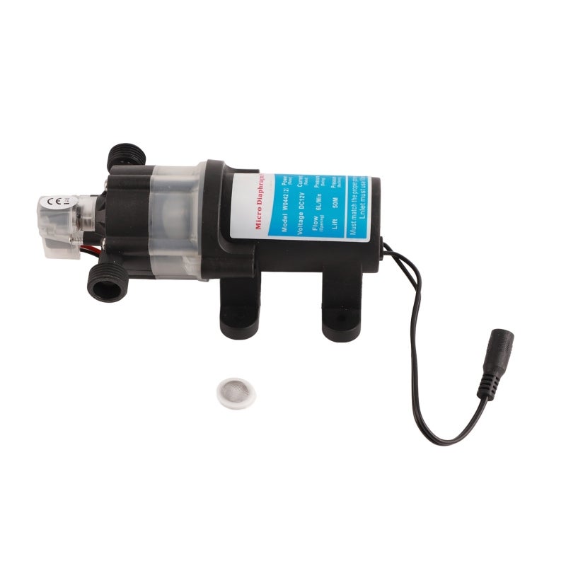 Self Priming Booster Pump: Automatic Start Stop, 295ft Priming Depth - Detachable Easy Clean Filter, Corrosion Resistant PP Material Automatic Water Pump for Home Water System, Flower Watering, Hose A - Image 1