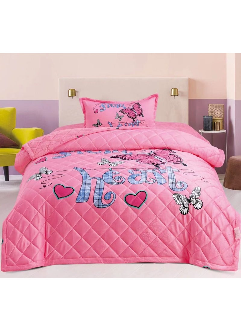 Generic 3pcs winter kids comforter set single size 160x210cm includes comforter set, fitted sheet and pillow sham 